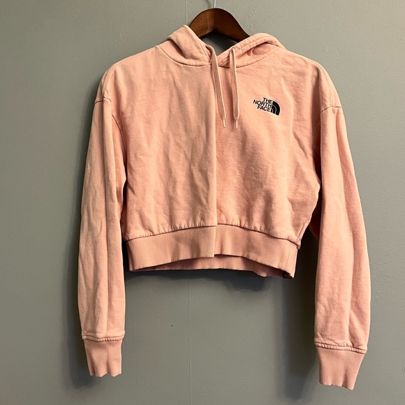 The North Face Pink Cropped Hoodie - Picture 2 of 5